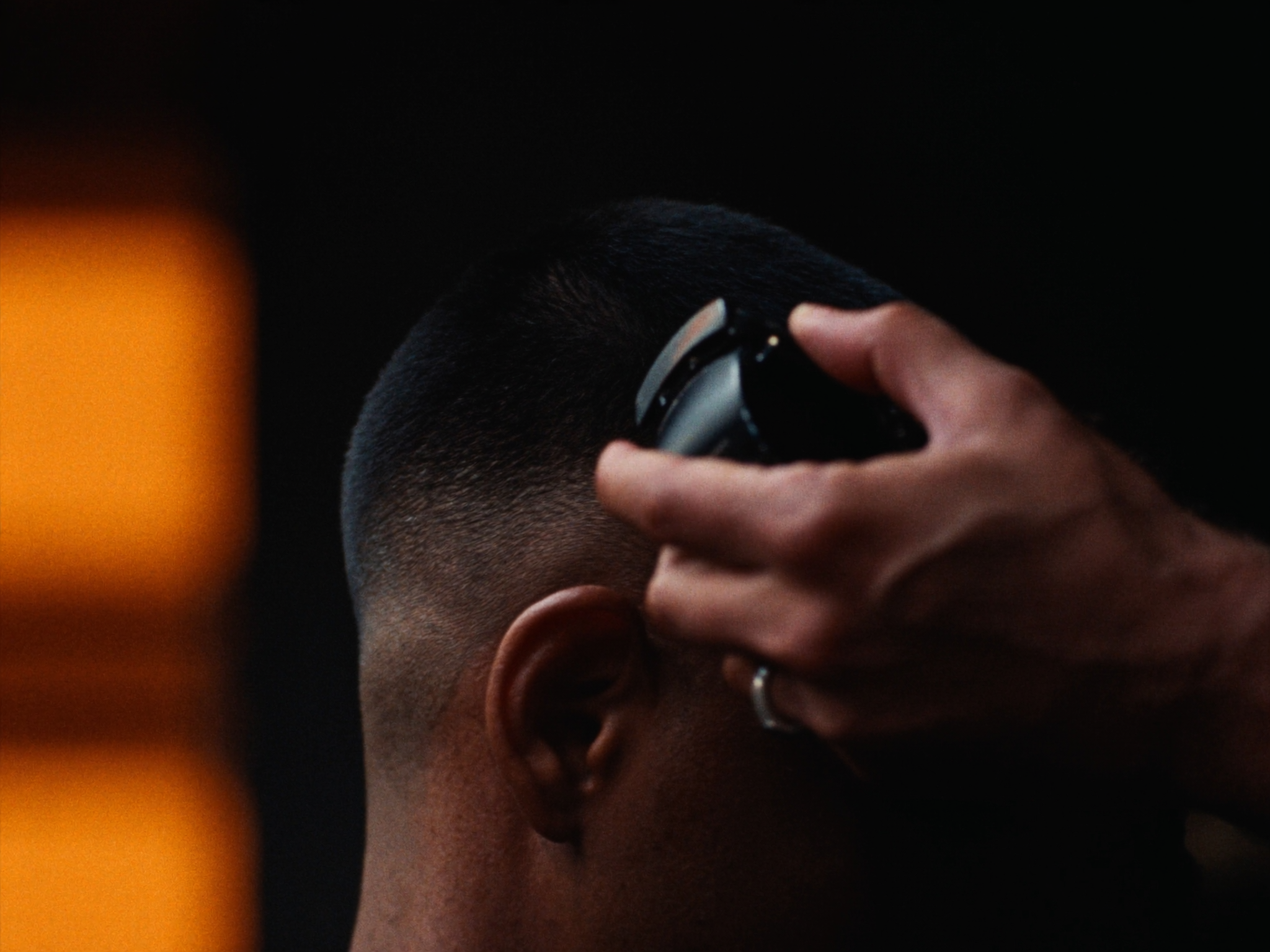 Illustrative image of professional barber at work